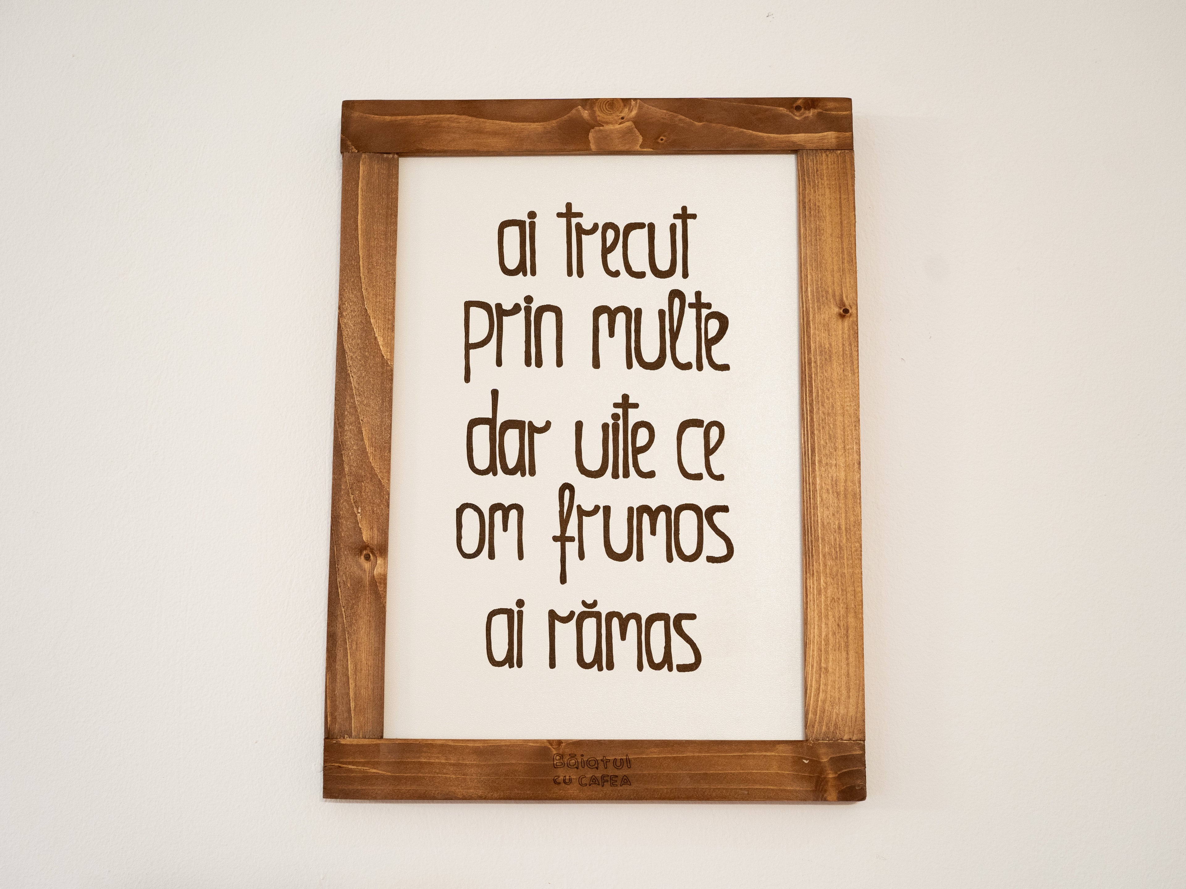 Ramă "Ai trecut prin multe..."