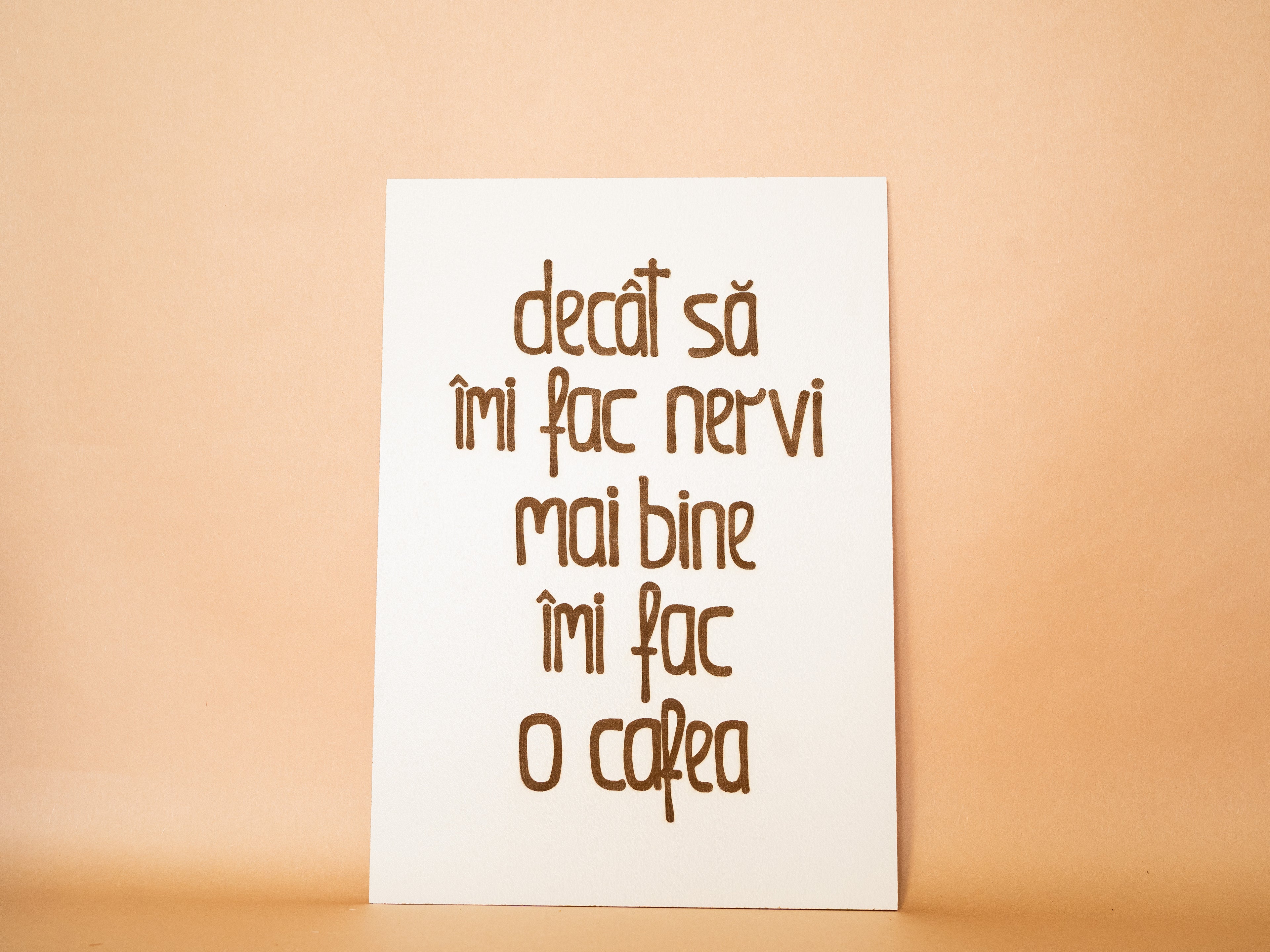 "Decât să îmi fac nervi...."